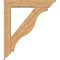 Ekena Millwork Funston Traditional Smooth Bracket w/ Offset Brace, Western Red Cedar, 7 1/2"W x 42"D x 48"H BKT0806X42X48FST01SWR - alternate 4